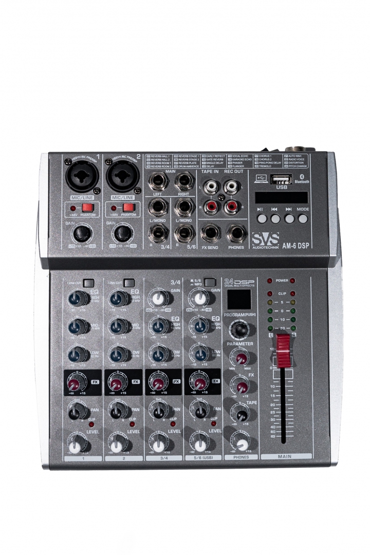 SVS Audiotechnik mixers AM-6 DSP Микшерный пульт аналоговый, 6-канальный SVS Audiotechnik mixers в Валуйках