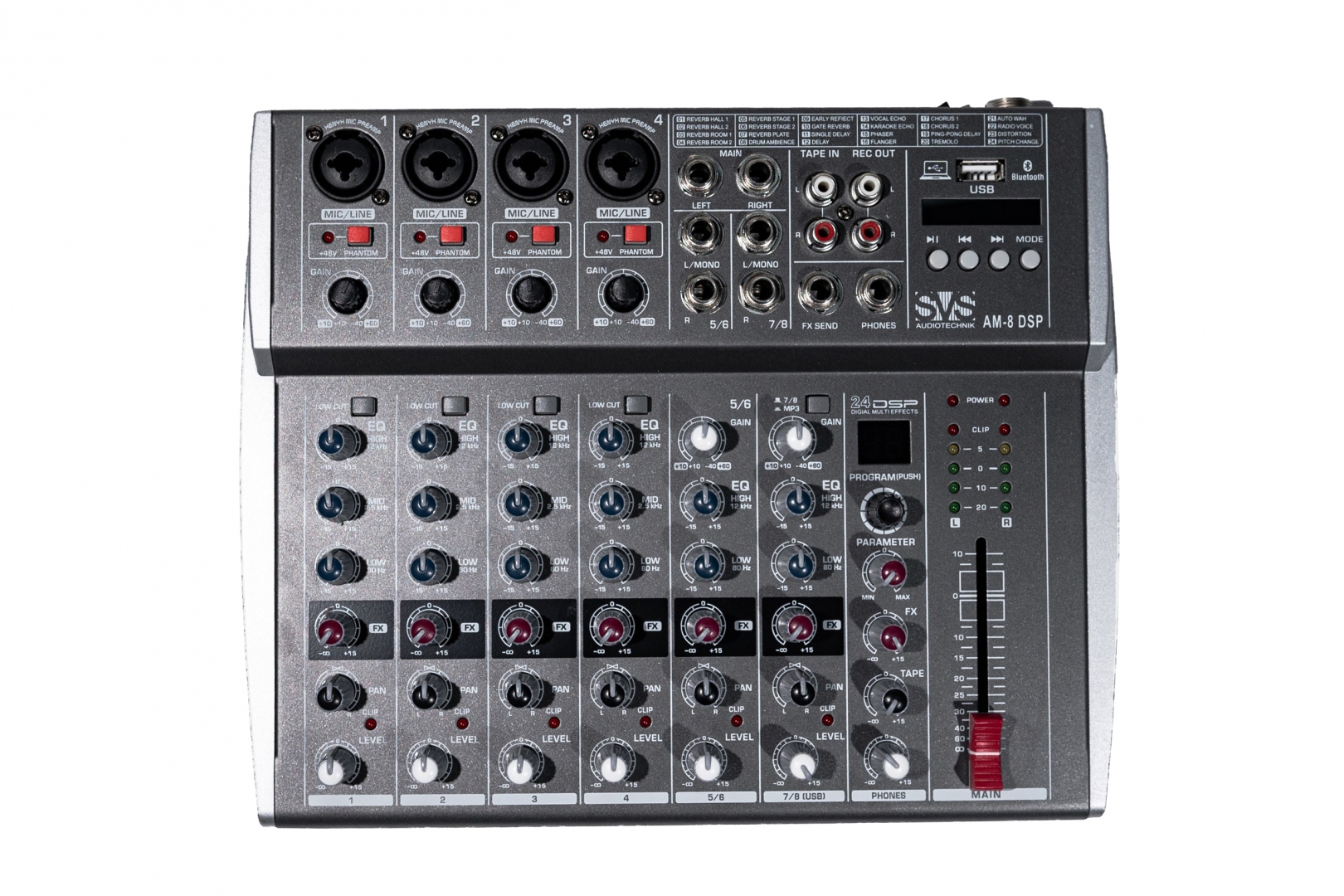 SVS Audiotechnik mixers AM-8 DSP Микшерный пульт аналоговый, 8-канальный в Валуйках